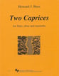 TWO CAPRICES FLUTE/ OBOE/ MARIMBA cover